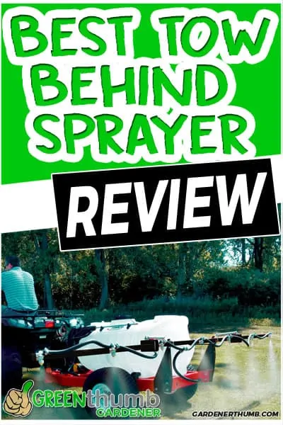 best tow behind sprayer