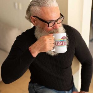 Dad Man Myth Garden Legend White Coffee Mug Man
