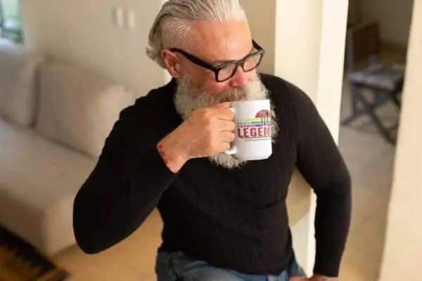 Dad Man Myth Garden Legend White Coffee Mug Man