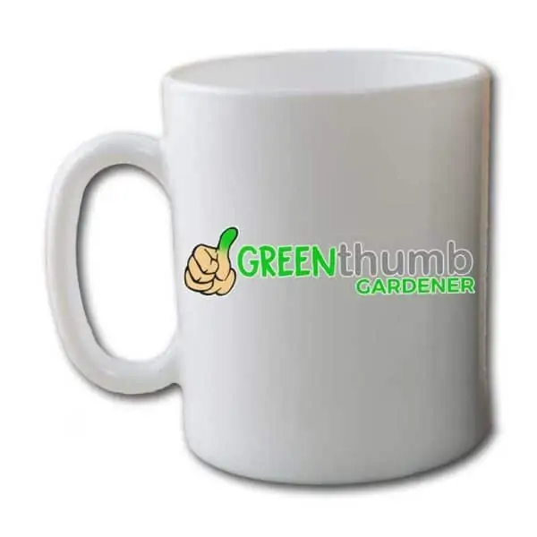 Green Thumb Gardener Garden White Coffee Mug