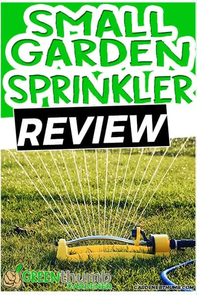 small garden sprinkler review