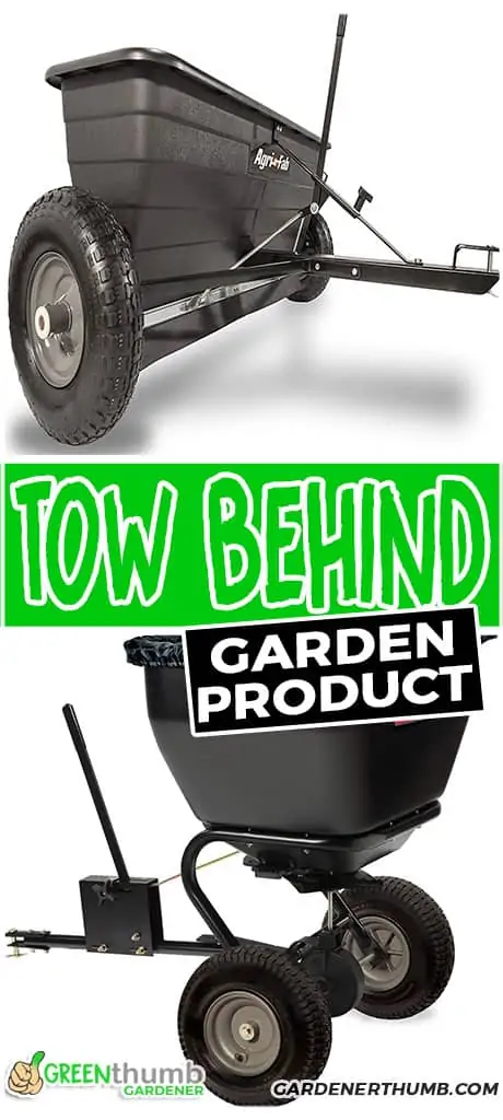 tow behind garden product