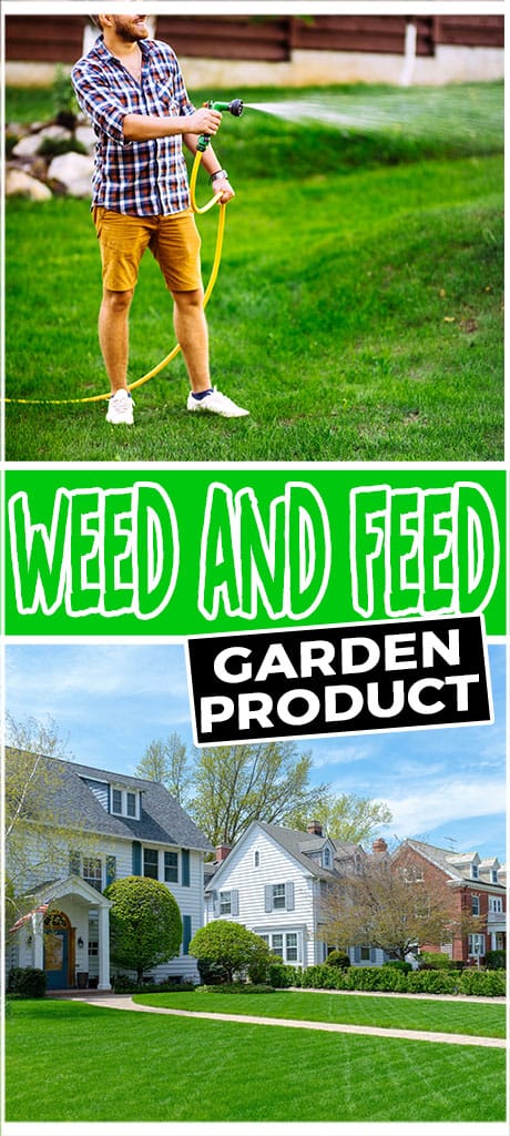 weed and feed garden product